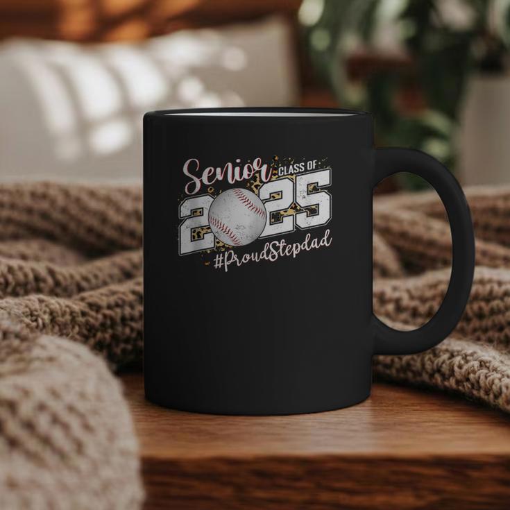 Proud Stepdad Of A 2025 Senior Baseball Dad Graduation Graphic Print Coffee Mug