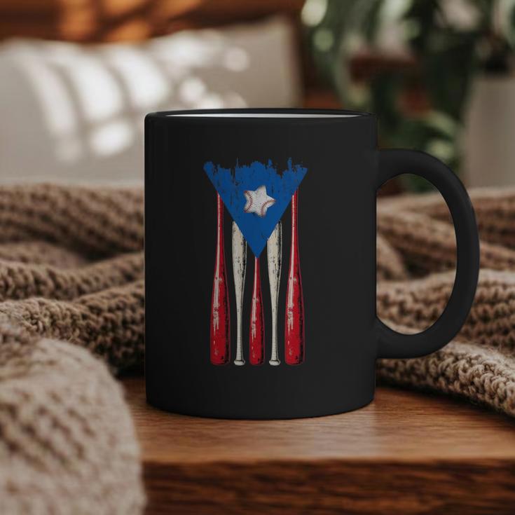 Puerto Rican Baseball Bats Puerto Rico Flag Pride BéIsbol Graphic Print Coffee Mug