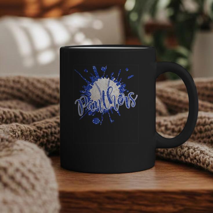 School Spirit Panthers Panther Pride Baseball Mom For Women Graphic Print Coffee Mug