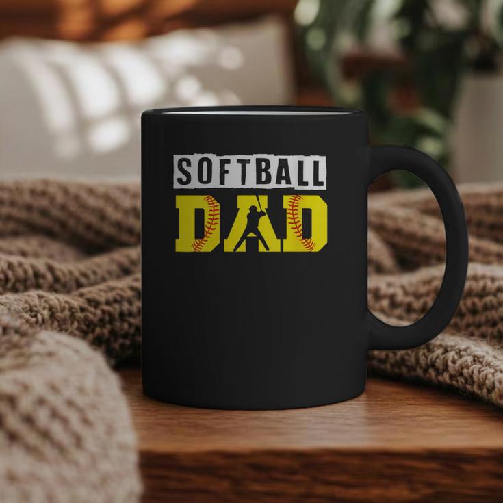 Softball Dad Like A Baseball Dad Definition Graphic Print Coffee Mug