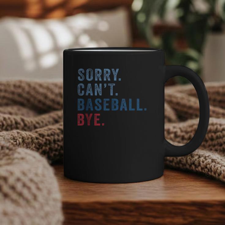 Sorry Can't Baseball Bye Baseball Mom Men Women Kids Graphic Print Coffee Mug
