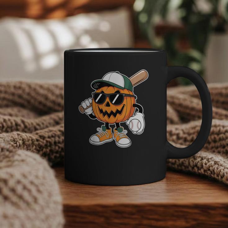 Spooky Jack O Lantern Baseball Halloween Costumes Boys Graphic Print Coffee Mug