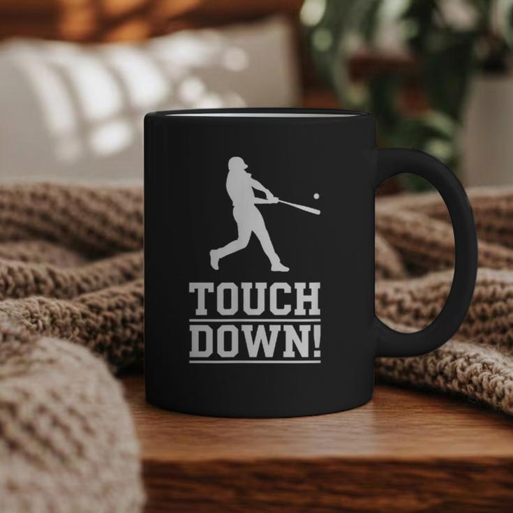 Touchdown Baseball Football Sports Graphic Print Coffee Mug