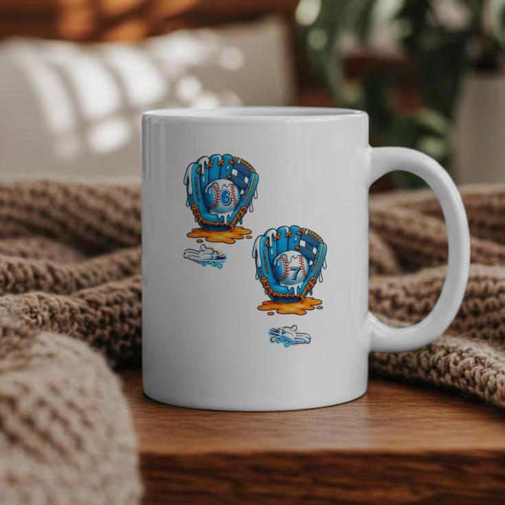 6-7 Meme Baseball Drip Team Glove Catcher Ice Cream Graphic Print Coffee Mug