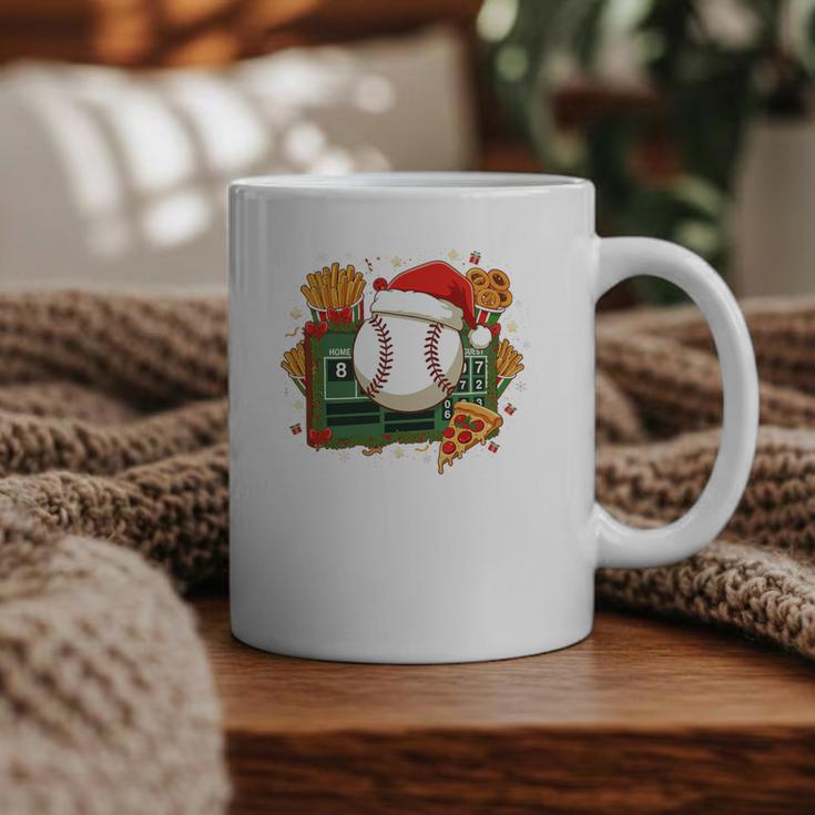 Baseball Christmas Scoreboard Celebration Premium Tri-Blend Graphic Print Coffee Mug