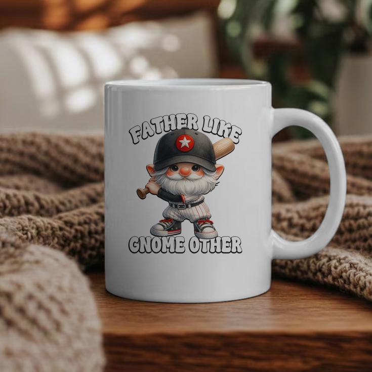 Baseball Dad Gnome For Baseball Grandpa Fathers Day Premium Tri-Blend Graphic Print Coffee Mug