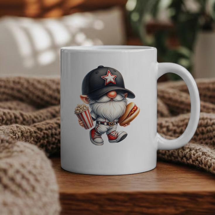Baseball Dad Gnome Grandpa For Men Baseball Hot Dog Graphic Print Coffee Mug