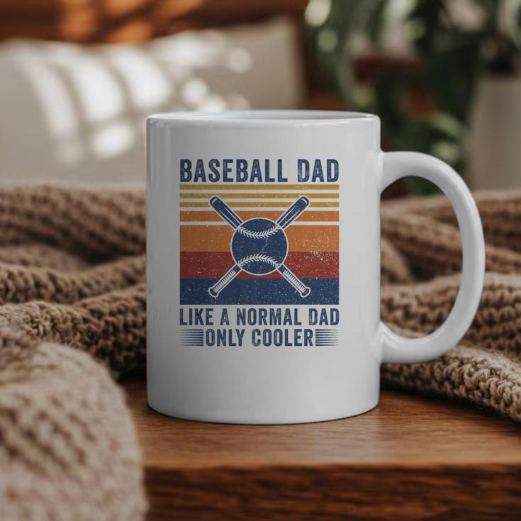 Baseball Dad Like A Normal Dad Only Cooler Premium Graphic Print Coffee Mug
