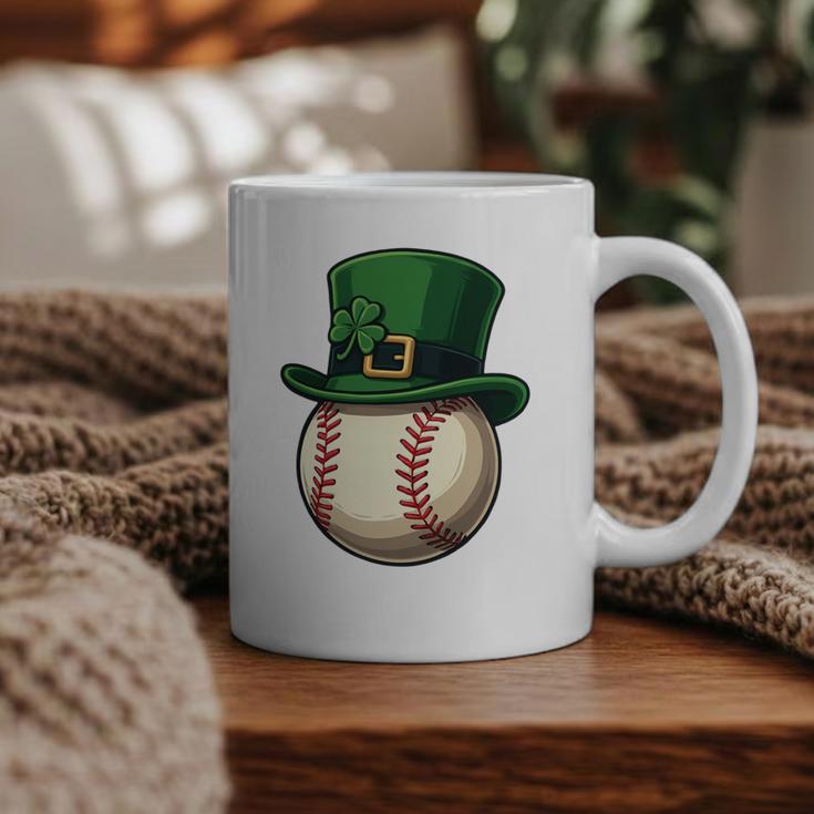 Baseball Leprechaun Hat Saint Patrick Retro Graphic Print Coffee Mug