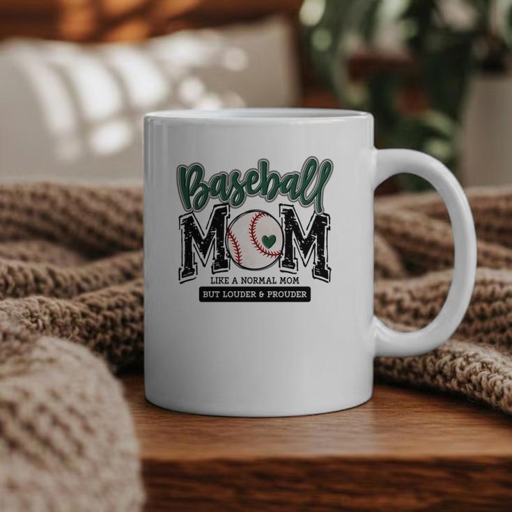 Baseball Mom Green Varsity Baseball Mama Cute Mother's Day Graphic Print Coffee Mug