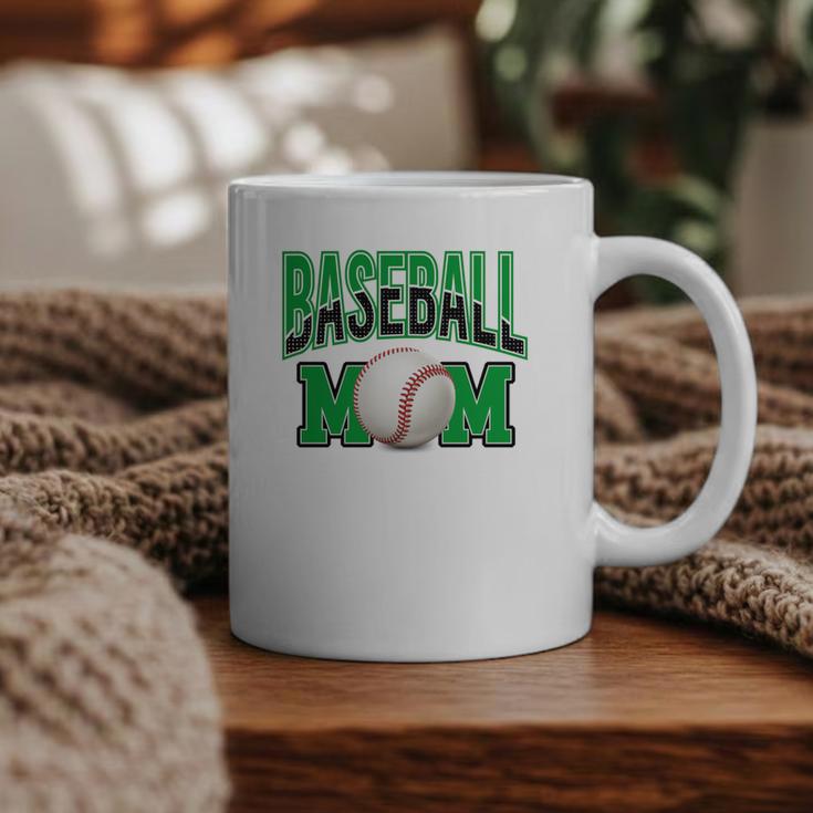 Baseball Mom Sports Green Graphic Print Coffee Mug