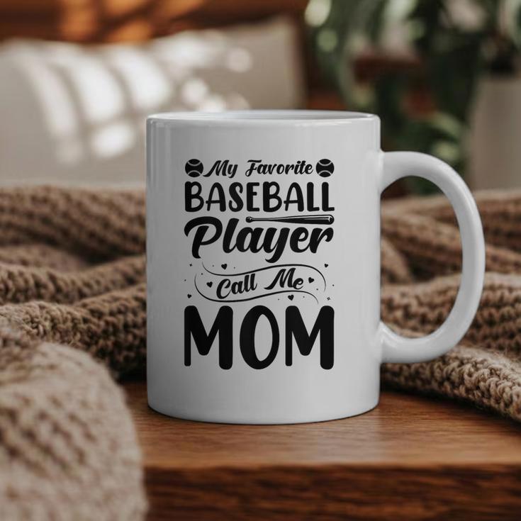 Baseball Mom Women Girls Daughter Mother Baseball Player Graphic Print Coffee Mug