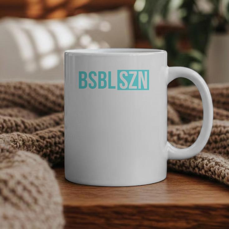 BSBL SZN Baseball Season Game Day Boys Girls Youth Premium Tri-Blend Graphic Print Coffee Mug