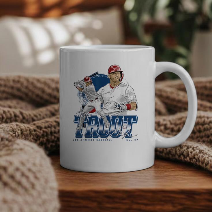 Mike Trout Los Angeles A MLB Baseball Players MLBMTR302N Graphic Print Coffee Mug