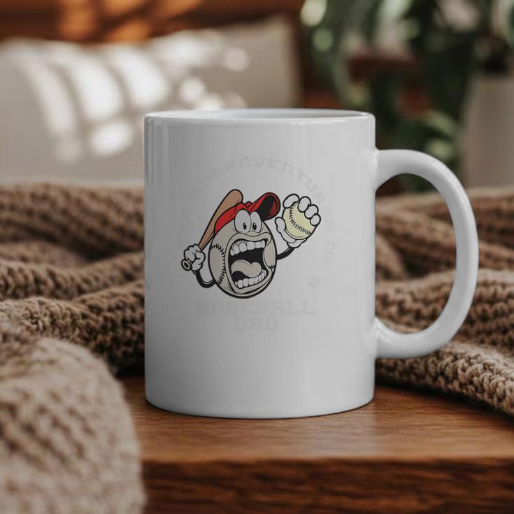 The Misadventures Of A Baseball Dad Premium Graphic Print Coffee Mug