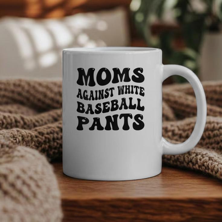 Moms Against Baseball Pants Baseball Mom Cool Graphic Print Coffee Mug