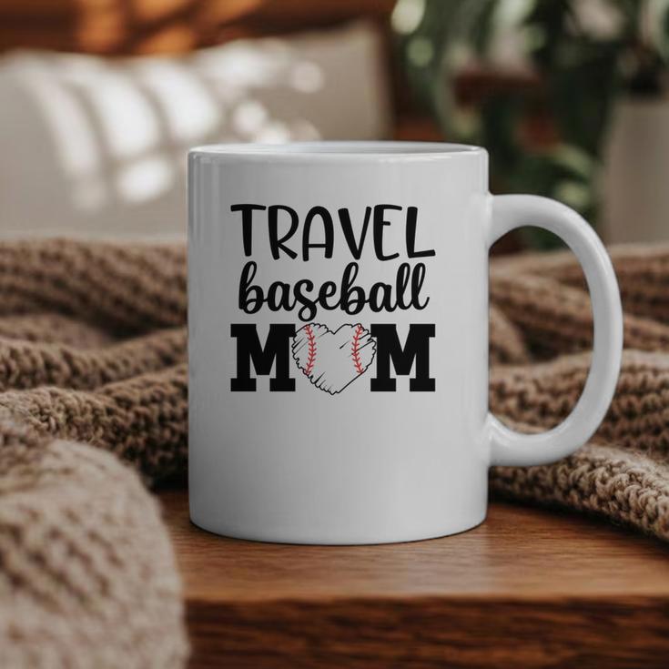 Proud Sports Mom Travel Baseball Mom For Game Day Graphic Print Coffee Mug
