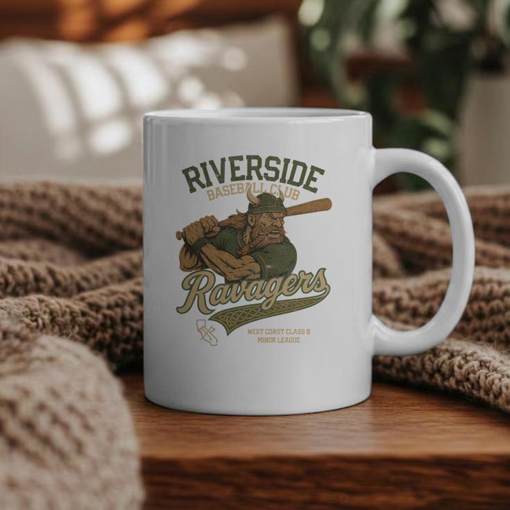 Riverside Ravagers Retro Minor League Baseball Graphic Print Coffee Mug