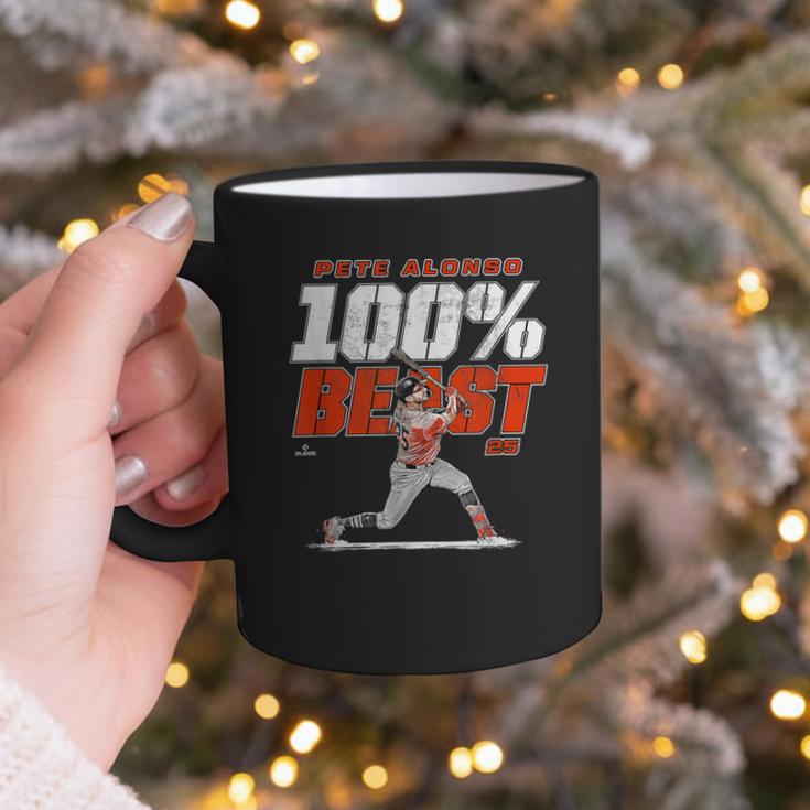 100 Beast Pete Alonso Baltimore Baseball MLBPA Graphic Print Coffee Mug