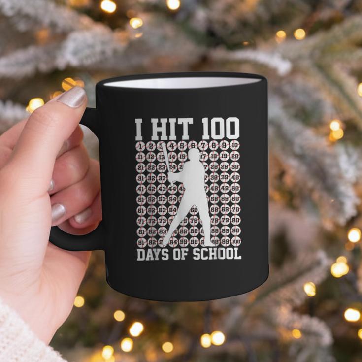 100 Days Of School Boys Kids 100th Day Balls For Baseball Graphic Print Coffee Mug
