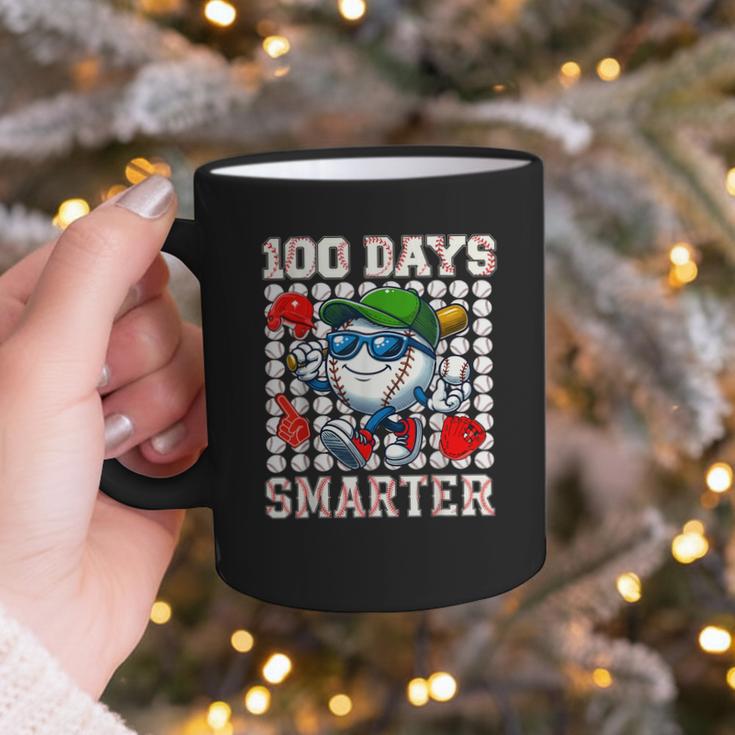 100 Days Smarter Baseball 100 Days Of School Boy Girl Kid Graphic Print Coffee Mug 100 Days Smarter Baseball 100 Days Of School Boy Girl Kid Graphic Print Coffee Mug