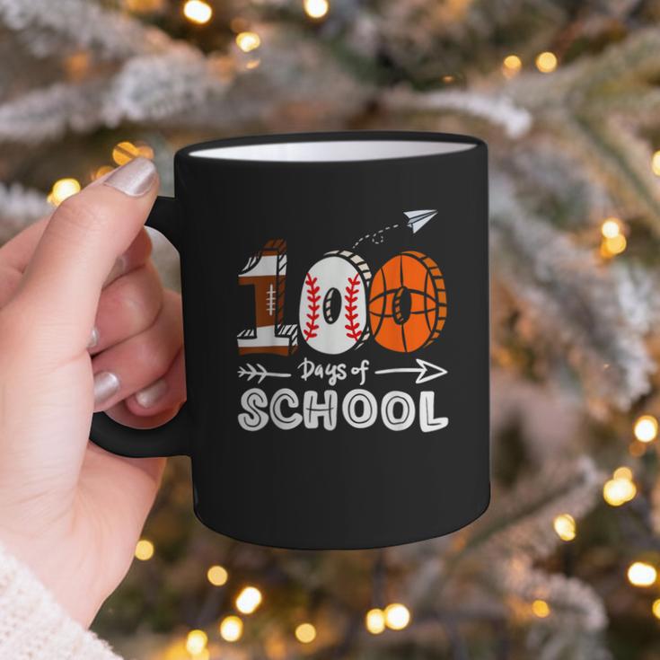 100th Day Of School Basketball Baseball Football Kids Boys Graphic Print Coffee Mug 100th Day Of School Basketball Baseball Football Kids Boys Graphic Print Coffee Mug