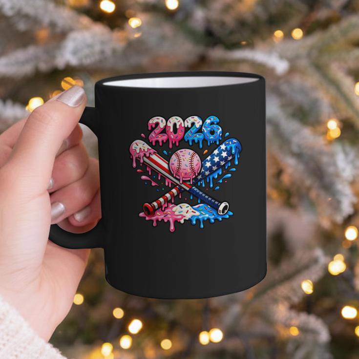 2026 American Flag Baseball Ice Cream Drip Bats Boys Graphic Print Coffee Mug 2026 American Flag Baseball Ice Cream Drip Bats Boys Graphic Print Coffee Mug