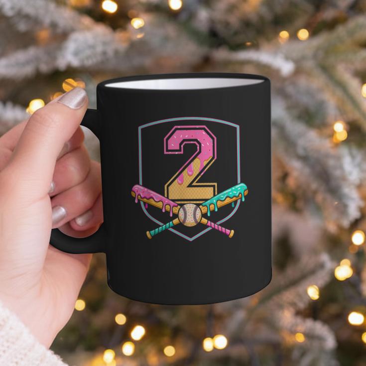 2nd Birthday Baseball Bat Ice-Cream Drip 2yrs Old Boys Kids Graphic Print Coffee Mug 2nd Birthday Baseball Bat Ice-Cream Drip 2yrs Old Boys Kids Graphic Print Coffee Mug