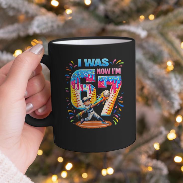 I Was 6 Now I'm 7 Baseball Birthday Boy For Teens Kids Graphic Print Coffee Mug I Was 6 Now I'm 7 Baseball Birthday Boy For Teens Kids Graphic Print Coffee Mug