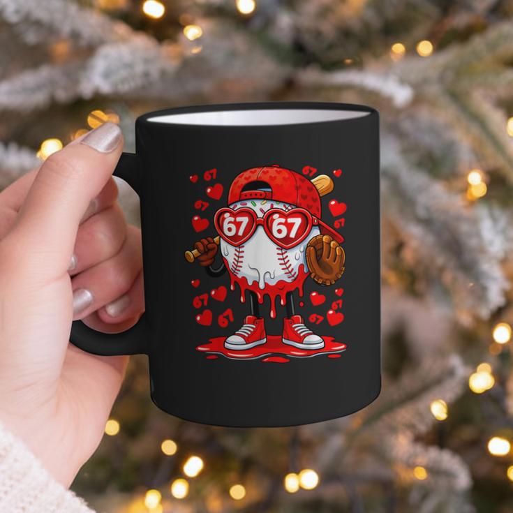 67 Baseball Drip Valentine's Day Graphic Print Coffee Mug 67 Baseball Drip Valentine's Day Graphic Print Coffee Mug
