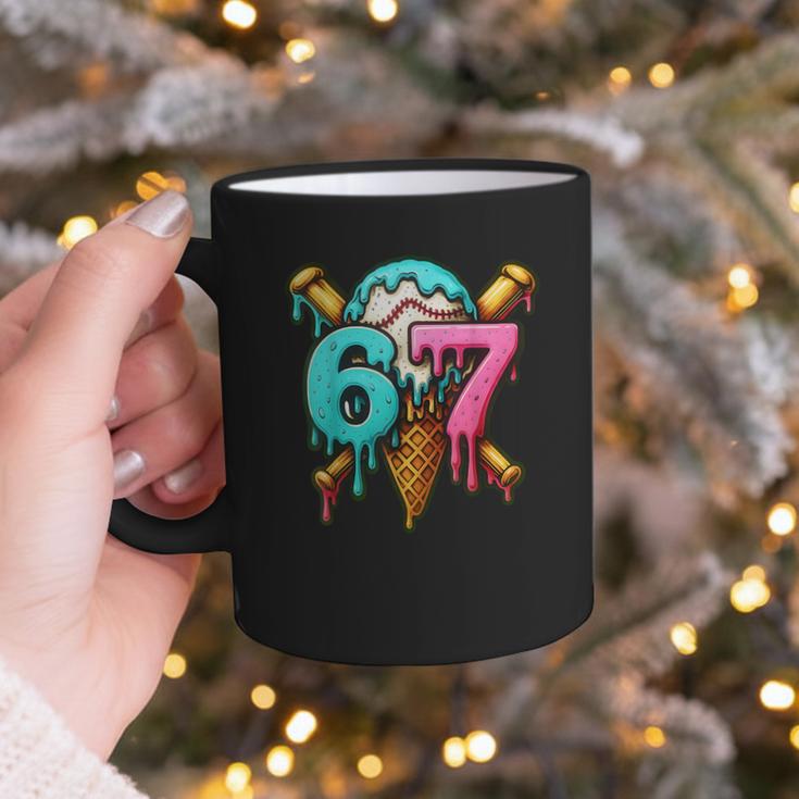 67 Baseball Ice Cream Drip Kids Graphic Print Coffee Mug 67 Baseball Ice Cream Drip Kids Graphic Print Coffee Mug