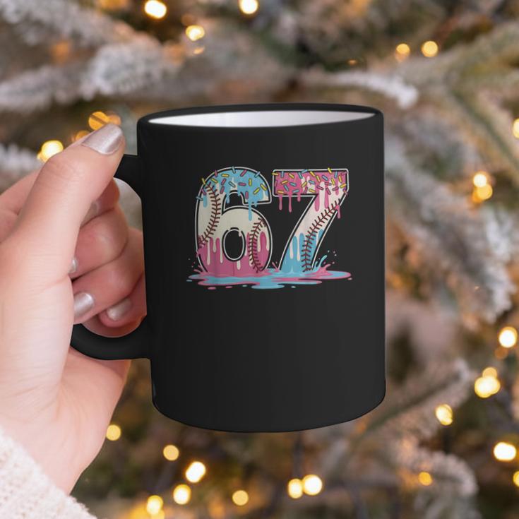 67 Baseball Ice Cream Drip Meme Six Seven Gen Alpha Graphic Print Coffee Mug 67 Baseball Ice Cream Drip Meme Six Seven Gen Alpha Graphic Print Coffee Mug
