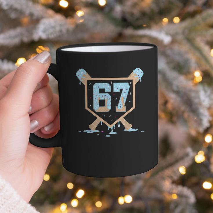 67 Ice Cream Drip Baseball Meme Six Seven Gen Alpha Graphic Print Coffee Mug 67 Ice Cream Drip Baseball Meme Six Seven Gen Alpha Graphic Print Coffee Mug
