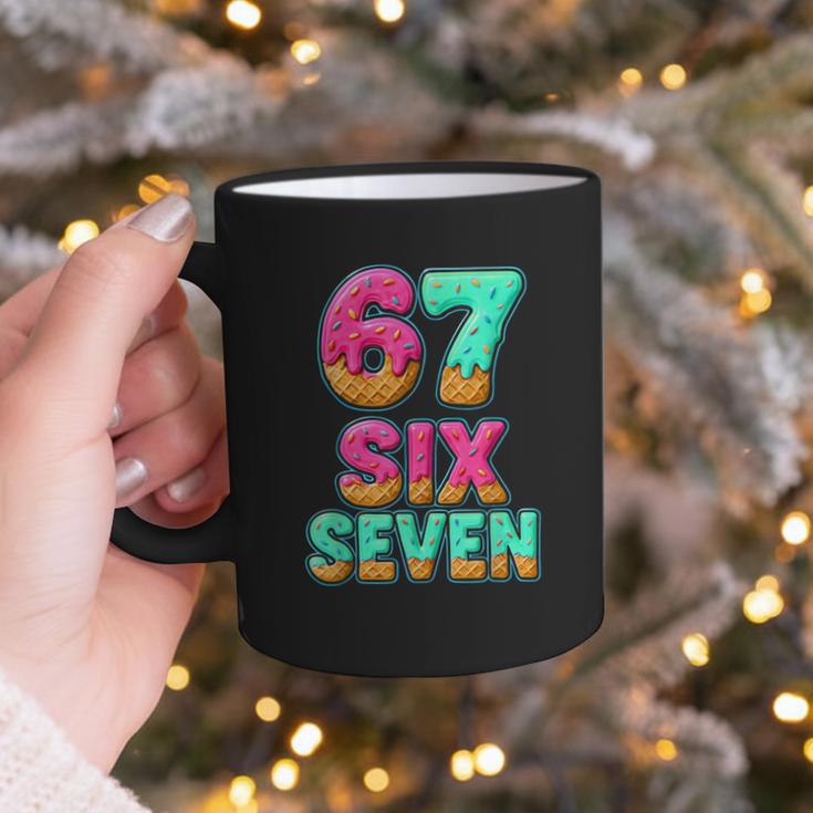 67 Ice Cream Drip Baseball Six Seven 6-7 Meme Teen Boy Graphic Print Coffee Mug