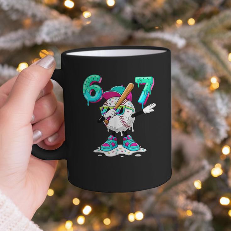 67 Meme Six Seven Meme Baseball Dapping Ice Cream Drip Graphic Print Coffee Mug 67 Meme Six Seven Meme Baseball Dapping Ice Cream Drip Graphic Print Coffee Mug