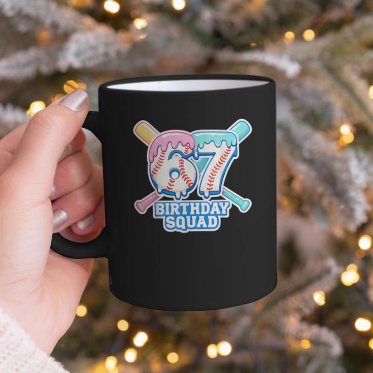67th Birthday Squad Baseball Ice Cream Drip Birthday Squad Graphic Print Coffee Mug 67th Birthday Squad Baseball Ice Cream Drip Birthday Squad Graphic Print Coffee Mug