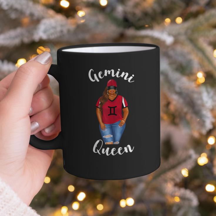 African American Baseball Mom Gemini Queen Zodiac Sign Graphic Print Coffee Mug African American Baseball Mom Gemini Queen Zodiac Sign Graphic Print Coffee Mug