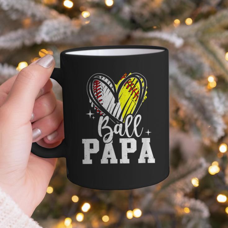 Ball Papa Softball Baseball Dad Fathers Day Graphic Print Coffee Mug Ball Papa Softball Baseball Dad Fathers Day Graphic Print Coffee Mug