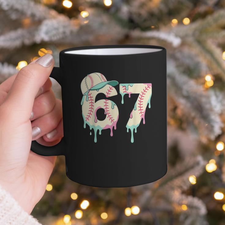 Baseball 67 Drip Six Seven Baseball Dripping Boys Kids Graphic Print Coffee Mug Baseball 67 Drip Six Seven Baseball Dripping Boys Kids Graphic Print Coffee Mug
