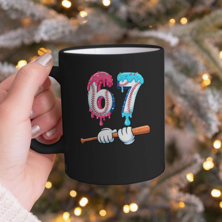 Baseball 67 Ice Cream Drip Six Seven Boys Graphic Print Coffee Mug Baseball 67 Ice Cream Drip Six Seven Boys Graphic Print Coffee Mug