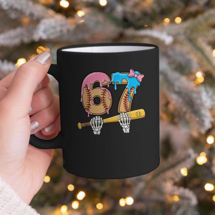 Baseball 67 Ice Cream Drip Skeleton Six Seven Boys Meme Graphic Print Coffee Mug