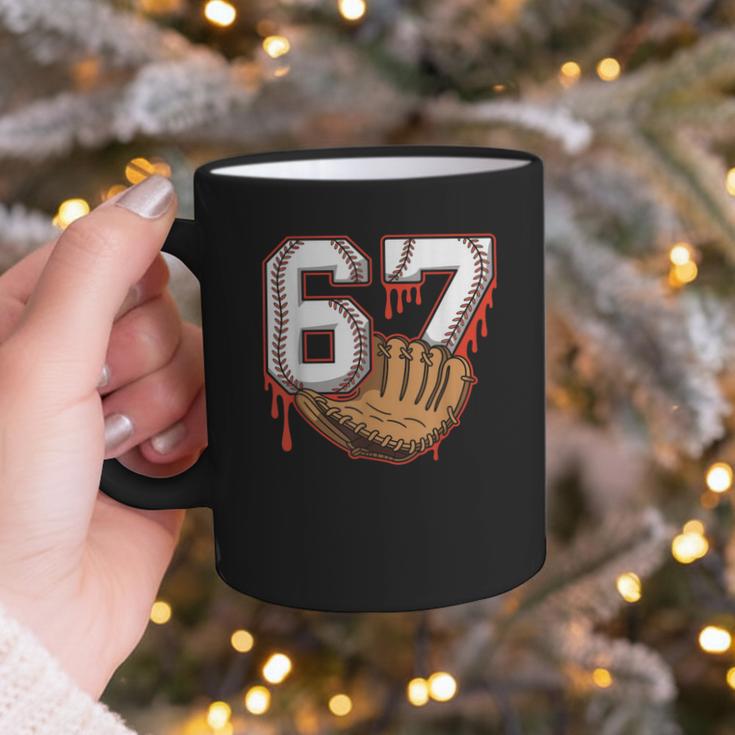 Baseball 67 Six Seven Alpha Slang 6 7 Meme Kids Teachers Boy Graphic Print Coffee Mug Baseball 67 Six Seven Alpha Slang 6 7 Meme Kids Teachers Boy Graphic Print Coffee Mug