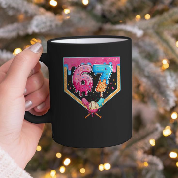 Baseball 67 Six Seven Meme Drip 6 7 Boys Girl Kids Graphic Print Coffee Mug Baseball 67 Six Seven Meme Drip 6 7 Boys Girl Kids Graphic Print Coffee Mug