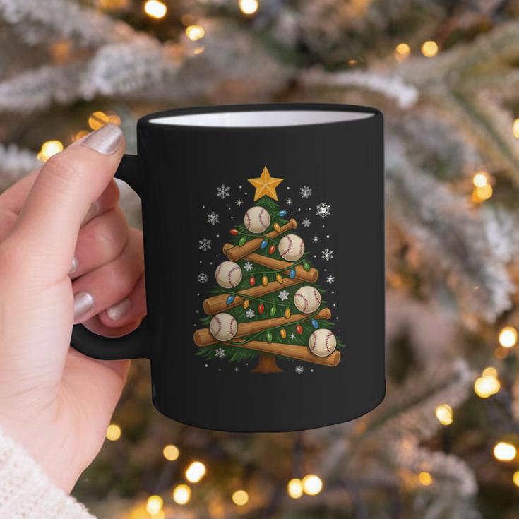 Baseball Bat Christmas Tree Lights Holiday Xmas Graphic Print Coffee Mug Baseball Bat Christmas Tree Lights Holiday Xmas Graphic Print Coffee Mug