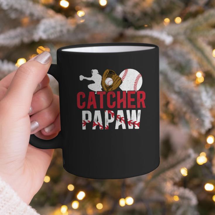 Baseball Catcher Papaw Proud Papaw Of A Baseball Catcher Graphic Print Coffee Mug