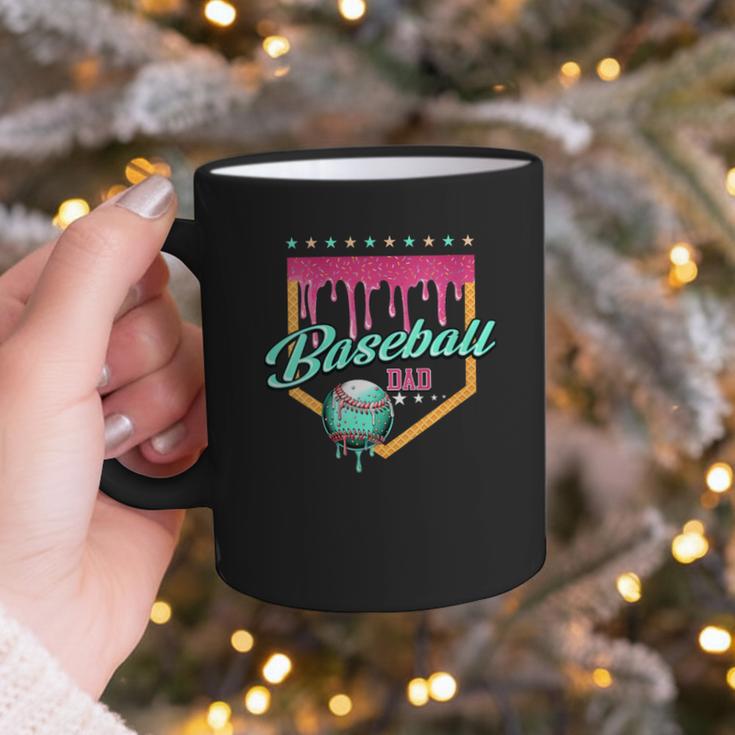 Baseball Dad Drip Home Plate Dripping Ice Cream Graphic Print Coffee Mug Baseball Dad Drip Home Plate Dripping Ice Cream Graphic Print Coffee Mug