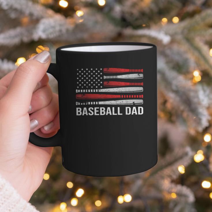 Baseball Dad Father's Day US Flag Baseball Graphic Print Coffee Mug Baseball Dad Father's Day US Flag Baseball Graphic Print Coffee Mug