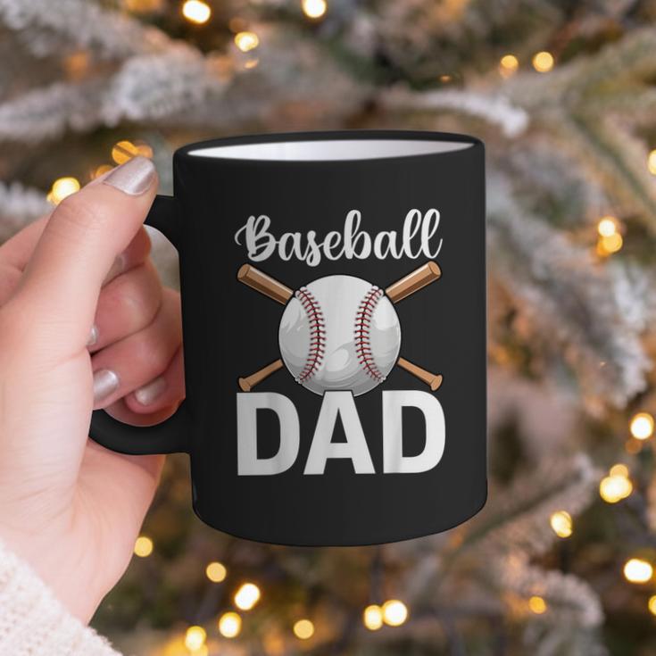 Baseball Dad Happy Fathers Day For Men Boys Graphic Print Coffee Mug
