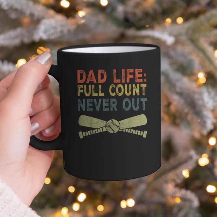 Baseball Dad For Men Dad Life Full Count Never Out Graphic Print Coffee Mug Baseball Dad For Men Dad Life Full Count Never Out Graphic Print Coffee Mug