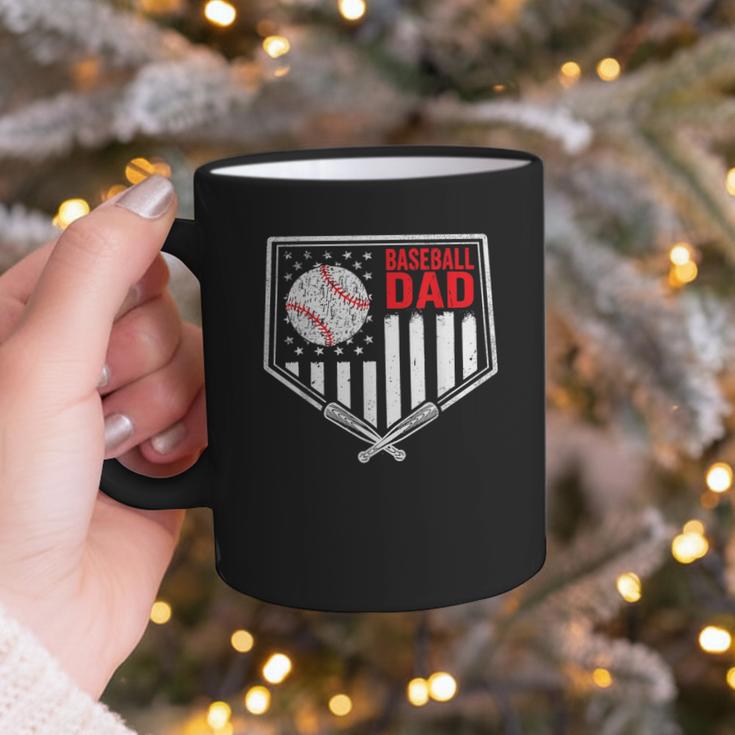 Baseball Dad Men USA American Flag Fathers Day 4th Of July Graphic Print Coffee Mug Baseball Dad Men USA American Flag Fathers Day 4th Of July Graphic Print Coffee Mug